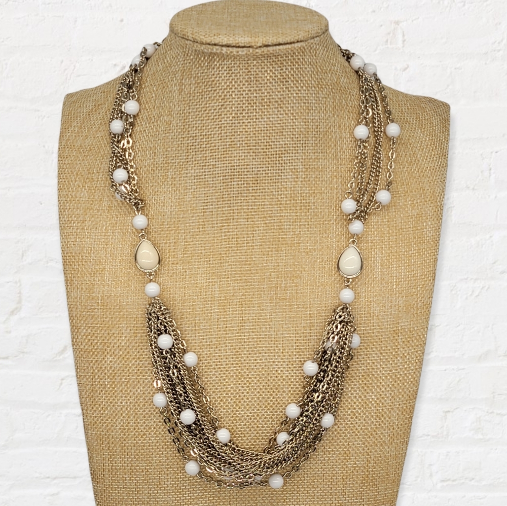 LOFT Multi Strand Statement Necklace